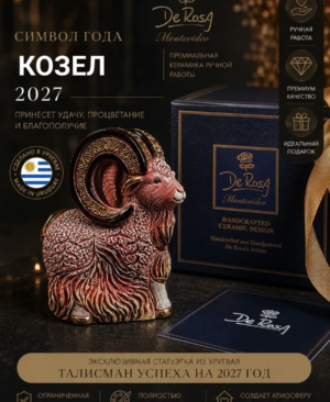 статуэтка символ нового года 2027 коза баран козел овца уругвай де роса